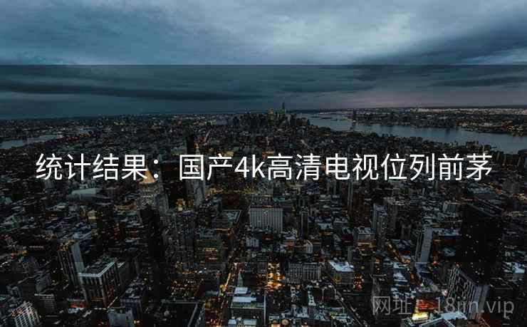 统计结果:国产4k高清电视位列前茅