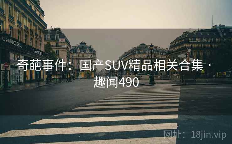 奇葩事件：国产SUV精品相关合集 · 趣闻490