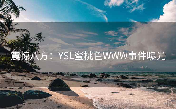 震惊八方：YSL蜜桃色WWW事件曝光