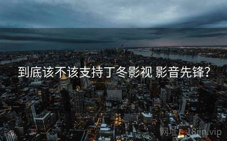 到底该不该支持丁冬影视 影音先锋？